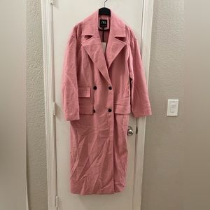 Zara Pink Coat